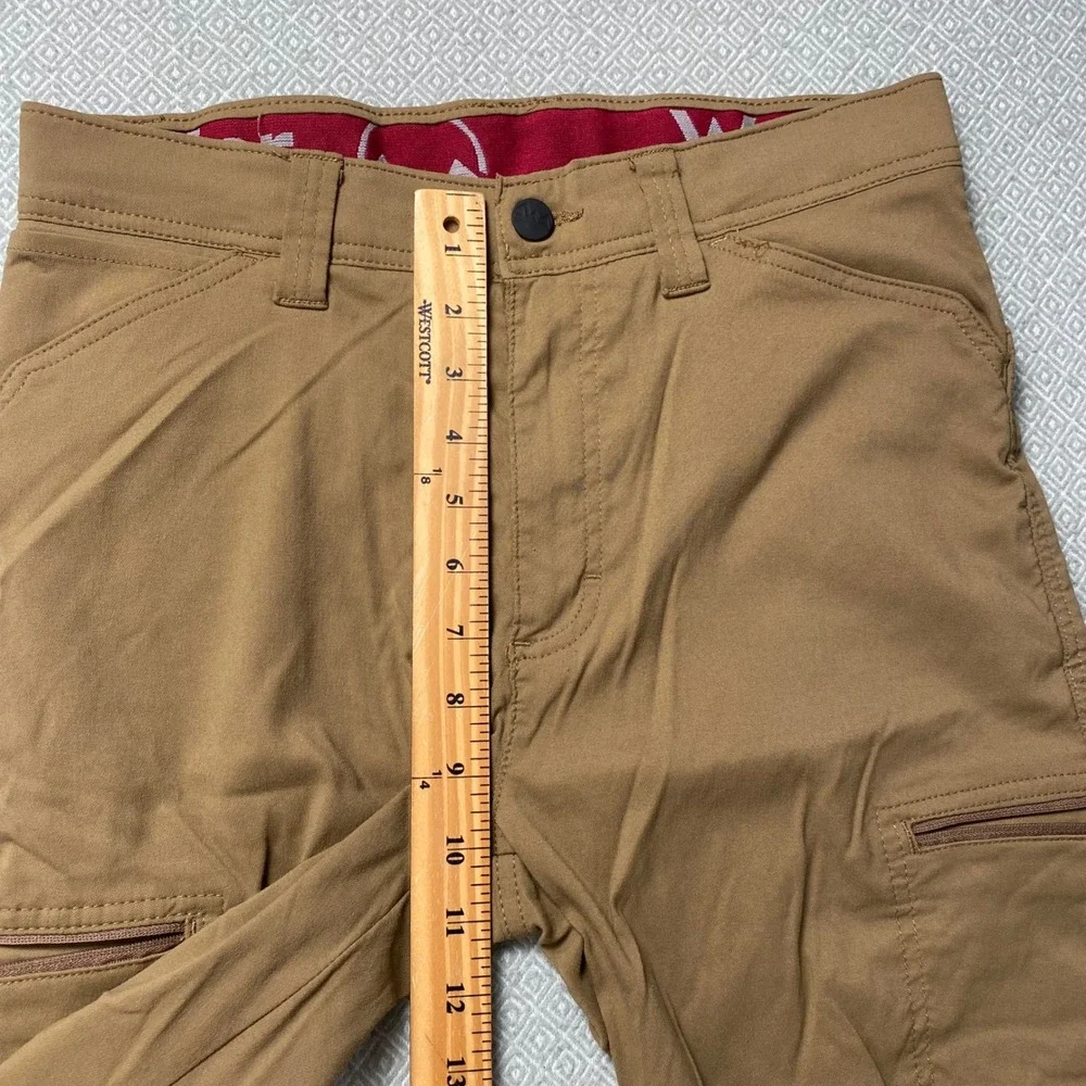Wrangler Cargo Pants Mens 30/30 Brown ATG All Terrain Gear Outdoor Stretch Slim